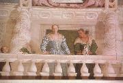 Paolo  Veronese Giustiana Barbaro and her Nurse (mk08) France oil painting artist